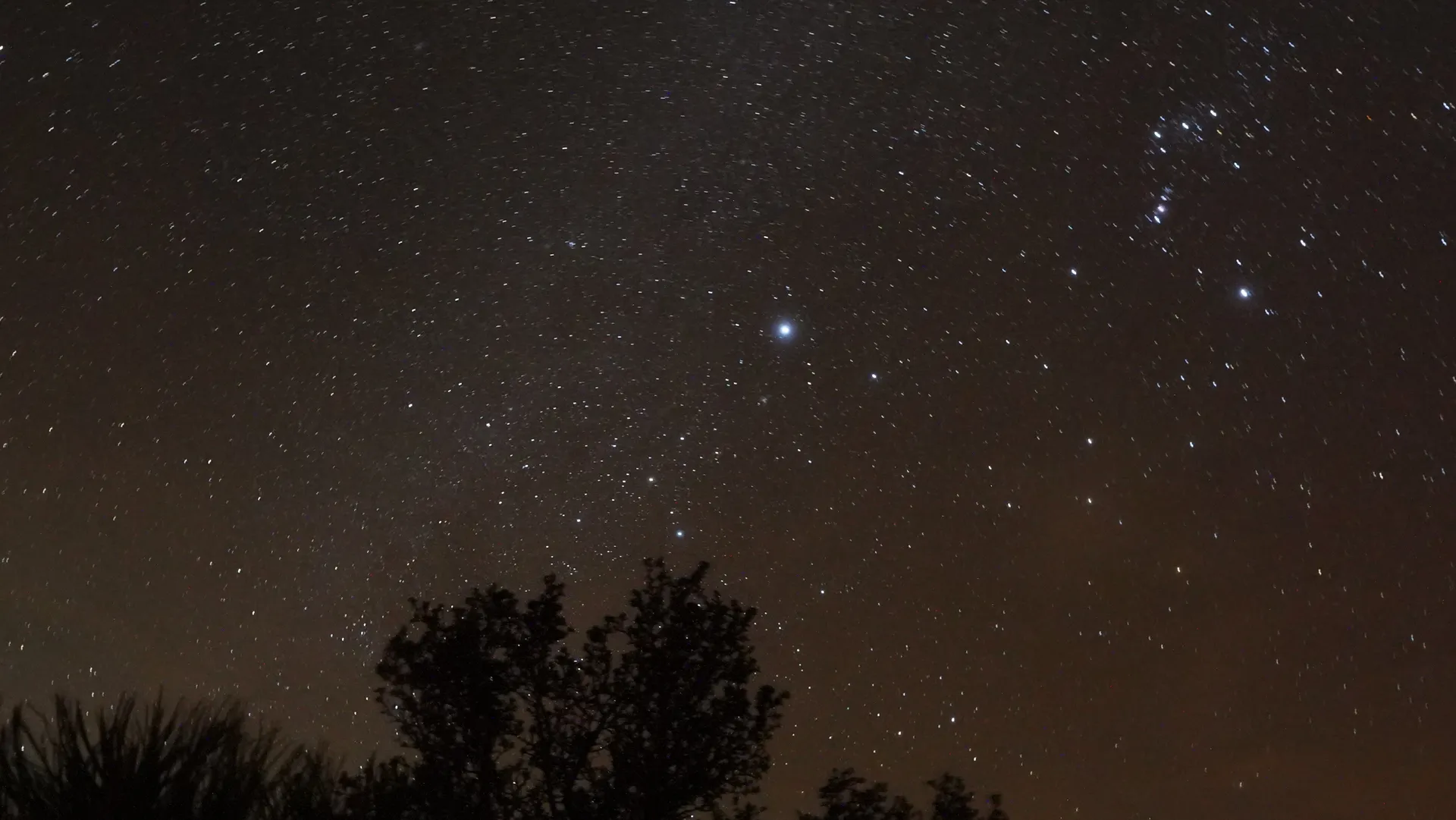 Night sky with stars