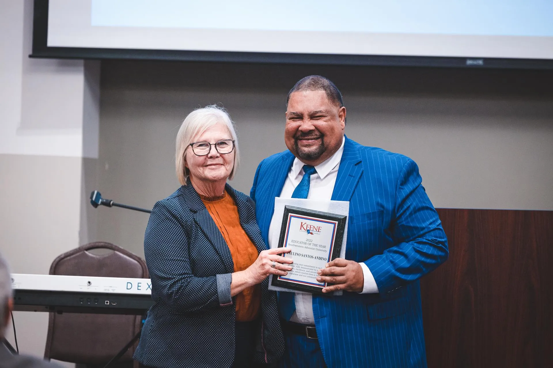 Dr. Berkner and Santos Faculty of the Year
