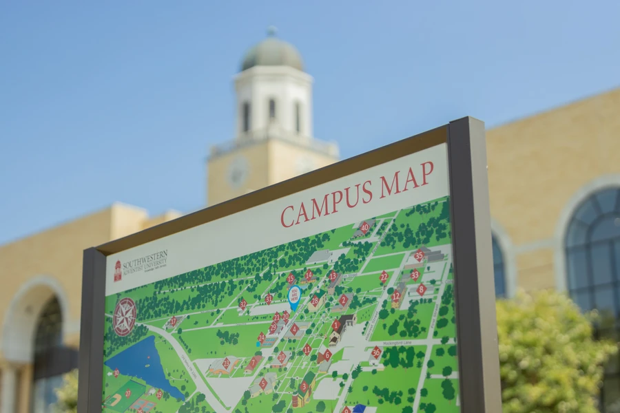 SWAU Campus map experience tour plan a visit