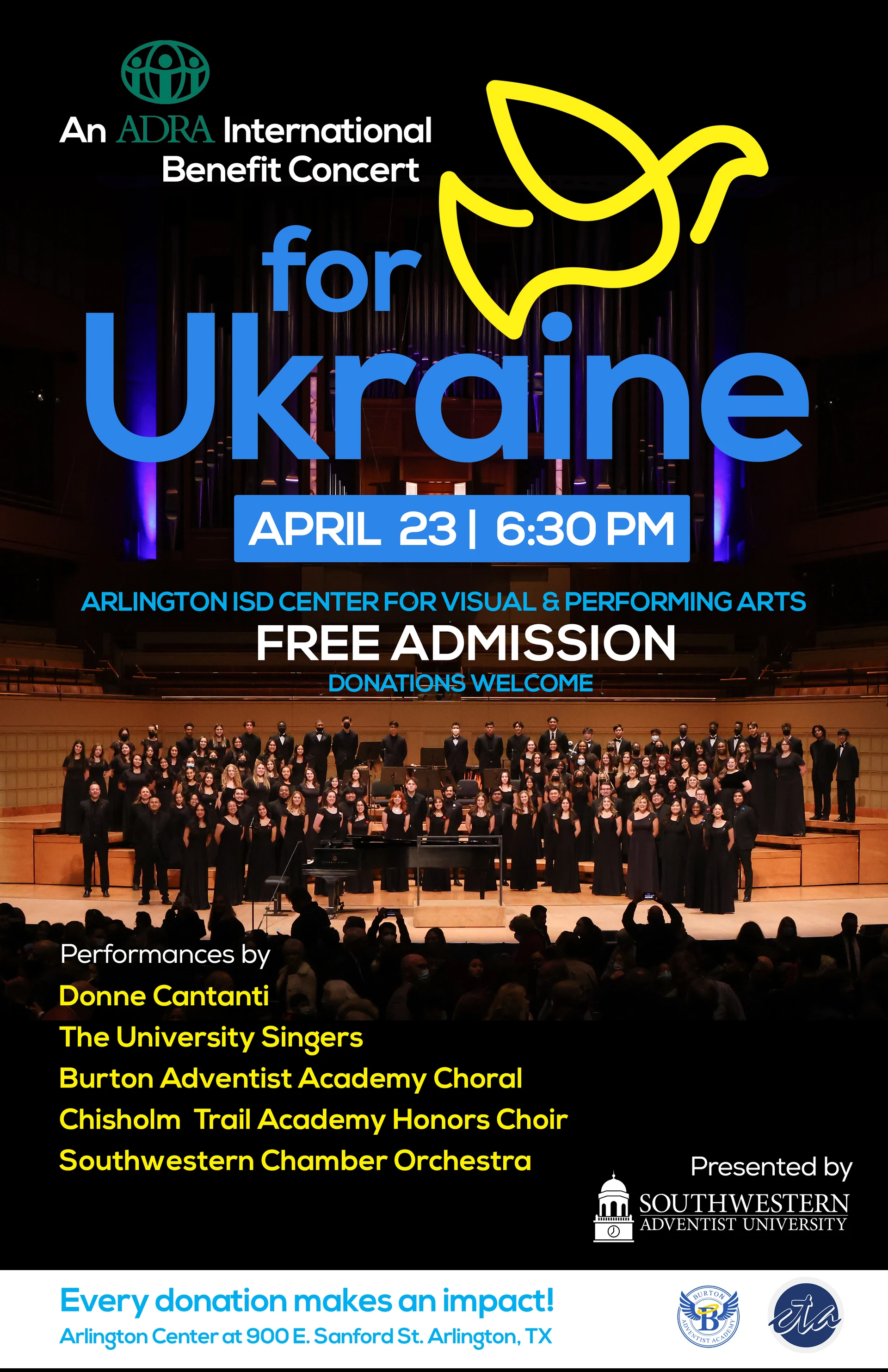 Ukraine choir poster